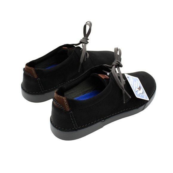 Clarks by Clarks Mens Black Comfort Breathable Removable Insole Gereld Round Toe - Picture 6 of 7